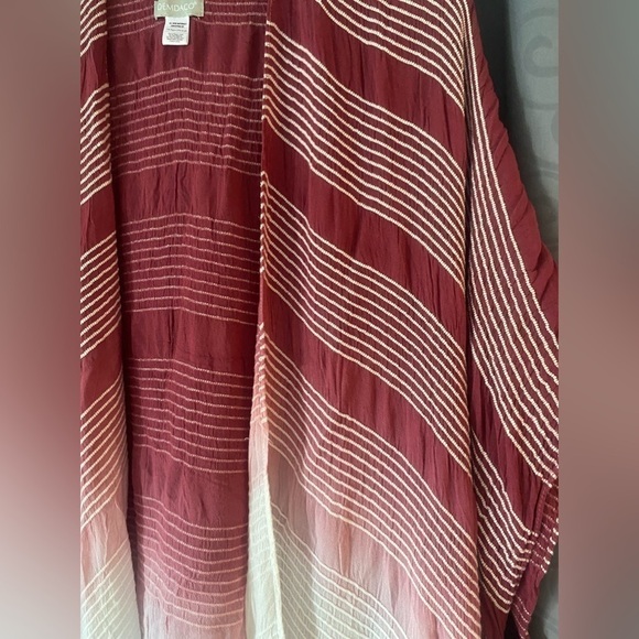 Demdaco kimono style ombré cardigan - Picture 2 of 7